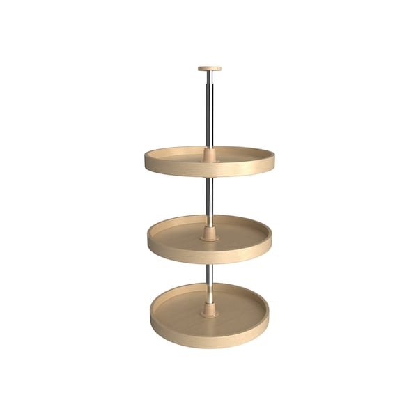Rev-A-Shelf Maple Veneer, Light Brown, 18 in W, 38 in H, 18 in D, 18 in L, Light Brown LD-4BW-063-1836-1 - main